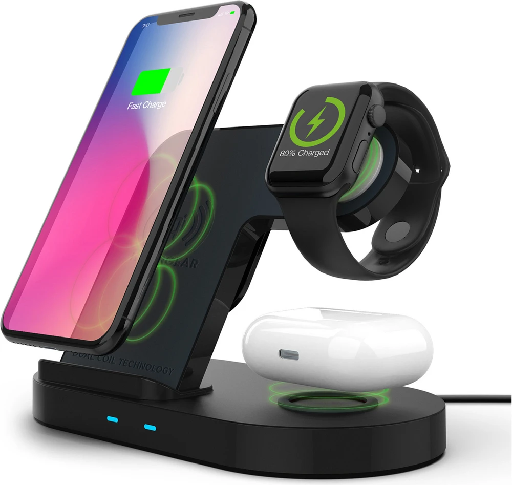 Hypergear 15W 3-in-1 Wireless Charging Dock