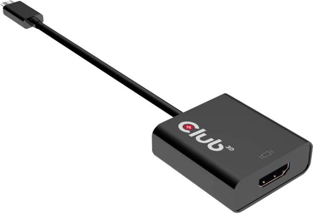 Club3D - USB-C 3.1 Gen 1 to HDMI 2.0 4K60HZ HDR Active Adapter  - Black