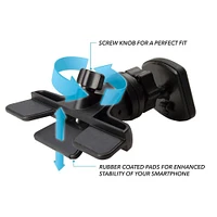 Scosche MagicMOUNT CD Mount pour Mobile Device - Noir