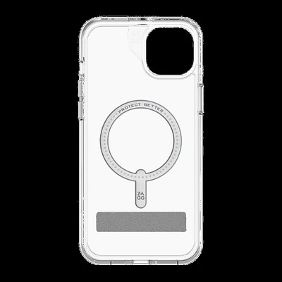 Étui Crystal Palace Snap ZAGG (GEAR4) avec support – iPhone 15 Pro, transparent