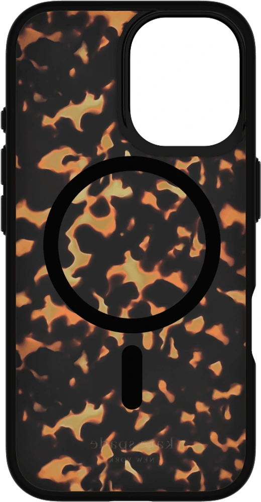 iPhone 16 Kate Spade Protective Prints MagSafe Case - Tortoise