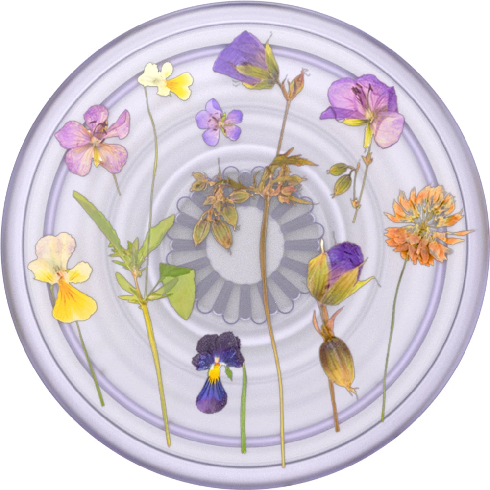 PopSockets 806198 PopGrip PlantCore Plant Purple Fields