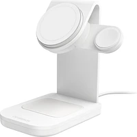 Station de recharge sans fil 3 en 1 conçue pour MagSafe d’Otterbox – blanc