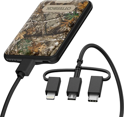 Otterbox - Power Bank 5000 Mah With Usb A And Usb Micro Cable 10w - Realtree Edge