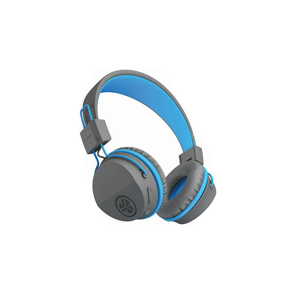 JLab Audio - JBuddies Studio Wireless Headphones - Grey/Blue