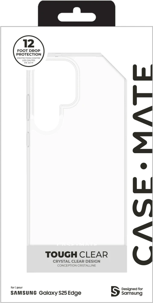 Samsung Galaxy S25 Edge Case-Mate Tough Case - Clear
