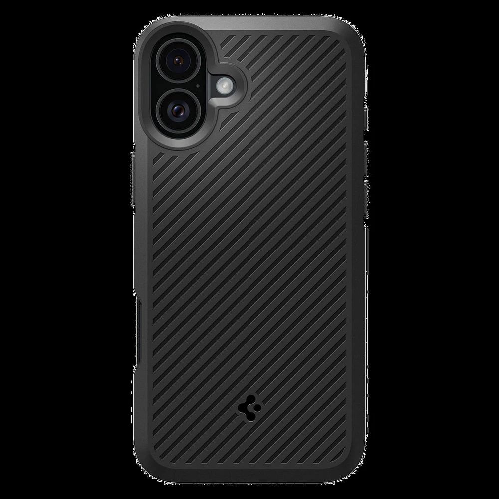 Spigen ACS08220 Étui Core Armor Noir Mat pour iPhone 16