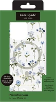 iPhone 16 Kate Spade Protective Prints MagSafe Case - Precious Bloom