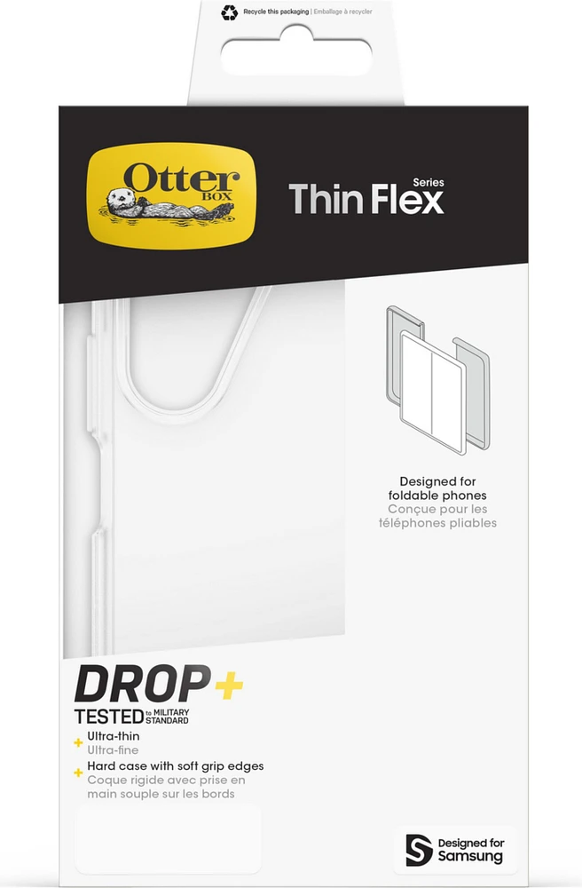 OtterBox 7795807 Étui de Protection Thin Flex Clear pour Samsung Galaxy Z Fold6