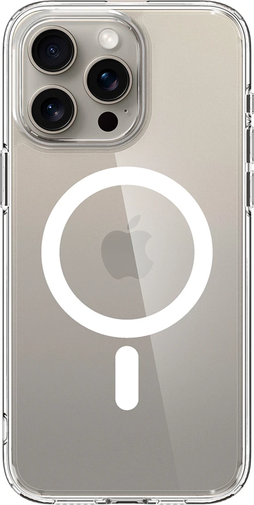 Spigen Crystal Hybrid Magfit for iPhone 15 Pro Max - White