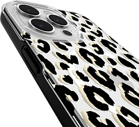 Kate Spade KS052624 Étui de Protection pour MagSafe City Leopard Noir pour iPhone 15 Pro Max