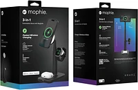 mophie universal wireless magsafe 3in1 extendable stand - black