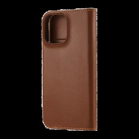 iPhone 16 Pro Max Coach Leather Folio Case - Hazelnut