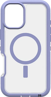 iPhone 16 Plus Otterbox Defender XT Clear Pro w/ MagSafe Series Case - Clear/Purple - Lavendar Haze