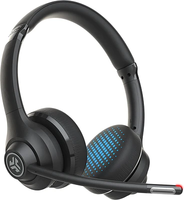 JLab IFCHBGOWORKRBLK4 Go Work Wireless On-Ear Écouteurs Noir