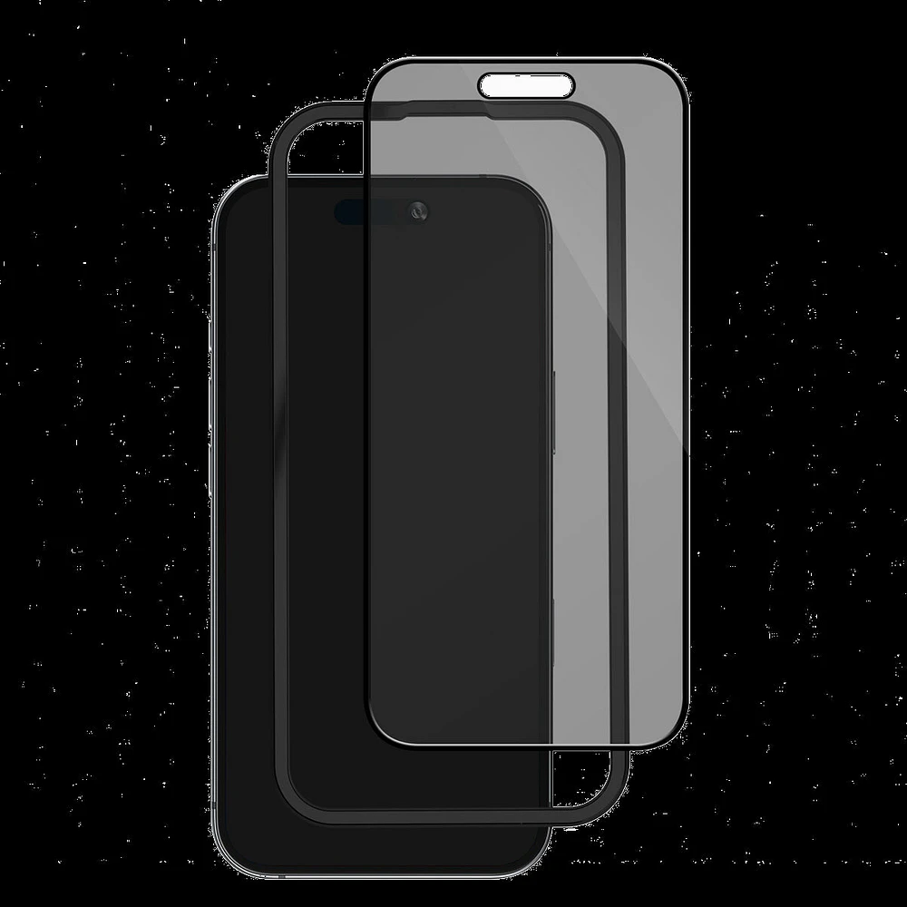 Blu Element BEPGIKIP16P Protecteur D'écran à Confidentialité en Verre Trempé avec Kit D'Installation pour iPhone 16 Pro