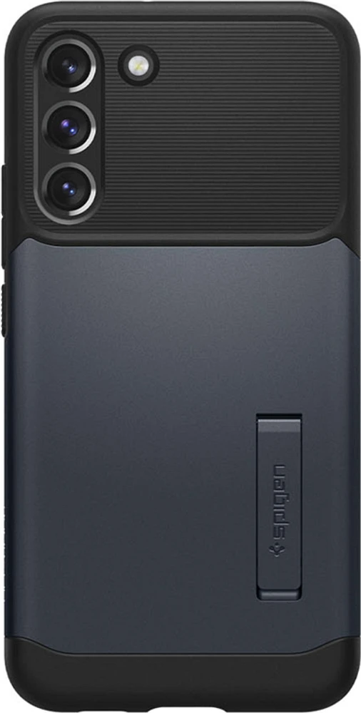 Spigen Slim Armor pour Samsung Galaxy S22_6.1 po - Ardoise métallique