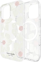 iPhone 16 Kate Spade Protective Prints MagSafe Case - Hollyhock Floral
