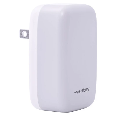 Ventev - 27W Dual USB-C and USB-A Wall Charger - White