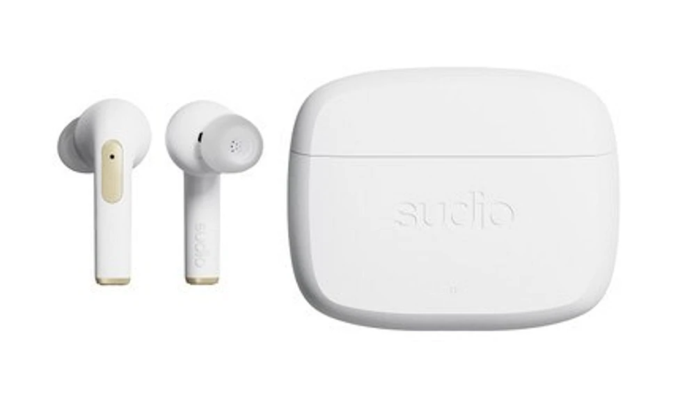 Sudio N2PROWHT Écouteurs sans Fil N2 Pro ANC Blanc