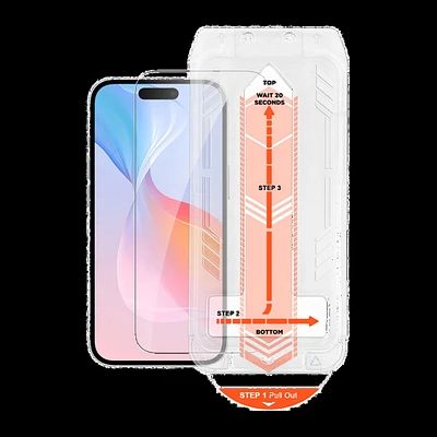 iPhone 16 Plus/15 Plus HyperGear HD Tempered Glass Screen Protector w/ EZ Install Applicator Tray