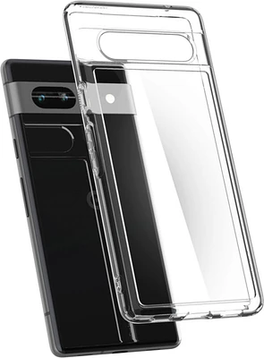 Spigen - Crystal Hybrid Case For Google Pixel 7a - Crystal Clear