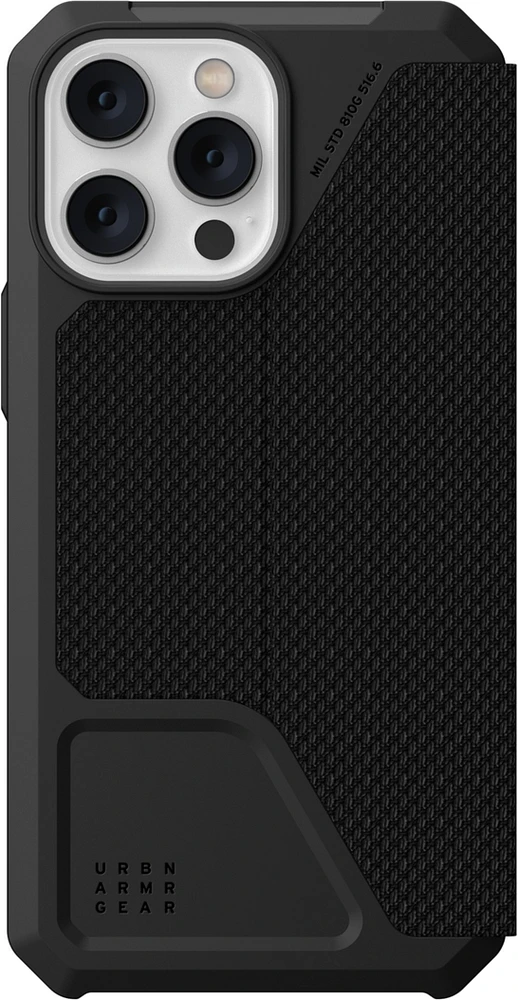 UAG - iPhone 14 Plus UAG Metropolis Folio Case - Kevlar Black