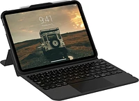 Urban Armor Gear Uag - Bluetooth Keyboard With Trackpad For Apple Ipad 10.9 2022 - Black And Ash