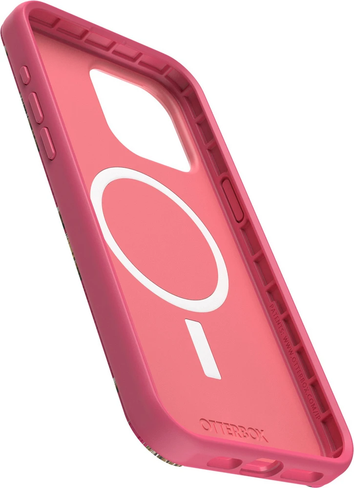 Otterbox - Symmetry Graphics Magsafe Case For Apple Iphone 15 Pro Max  - Flamingo Pink