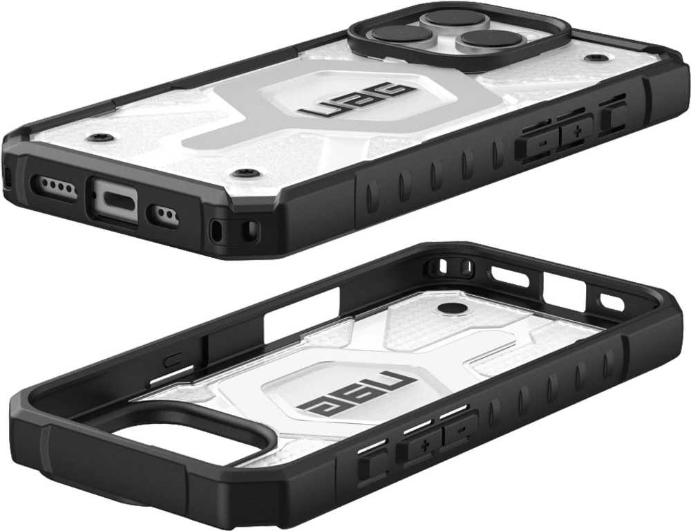 Étui Pathfinder Clear d'UAG avec MagSafe pour iPhone 16 Pro