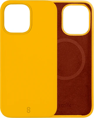 LOGiiX ?tui en silicone Vibrance Mag pour iPhone 13 Pro - Jaune moutarde