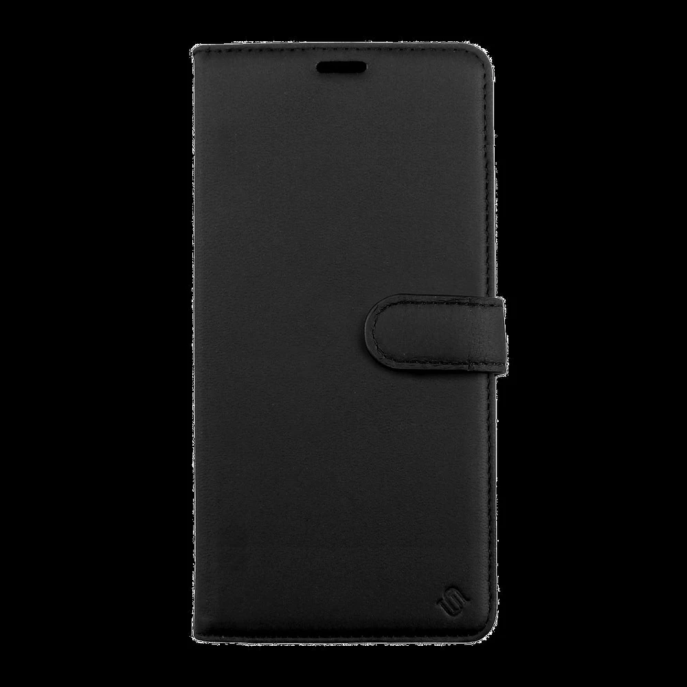 Uunique étui portefeuille détachable écolo 2-en-1 en cuir véritable - iPhone 13 Pro Max, noir