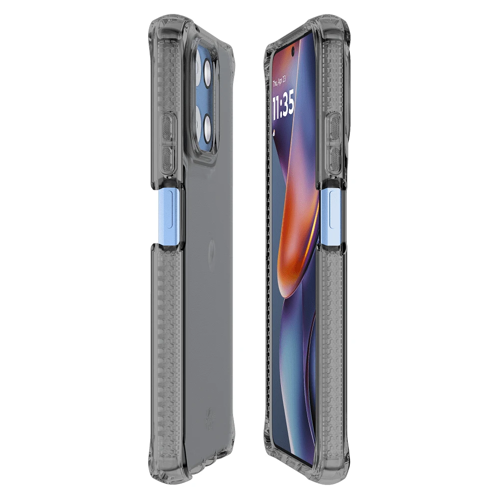 ITSKINS MTKASPECMSMOK Étui Spectrum_R Clear Smoke pour Moto G 5G 2025