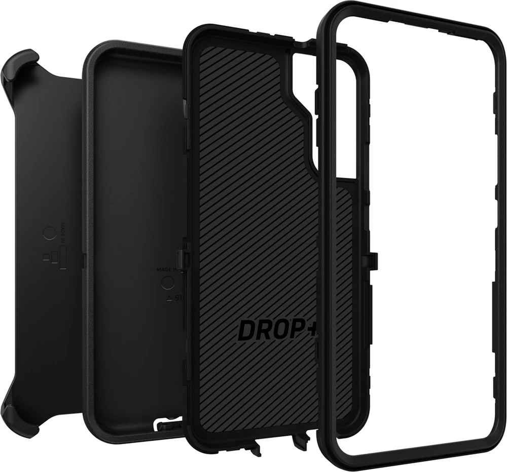 OtterBox - Defender Case For Galaxy S22 Ultra   - Black