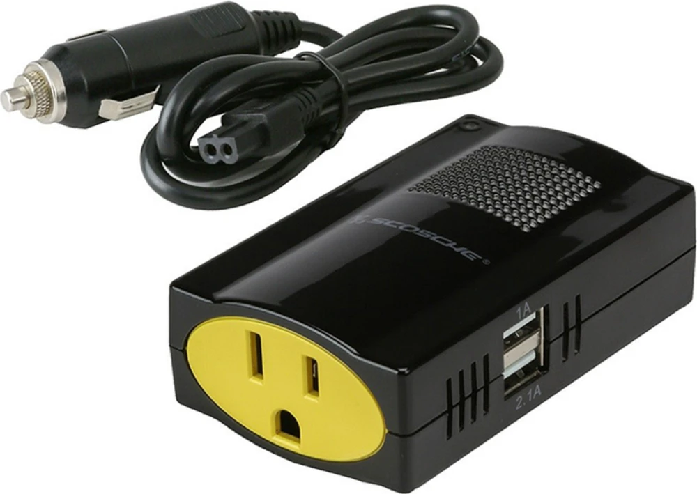 Scosche InVERT 150w Portable Power Inverter - Black & Yellow