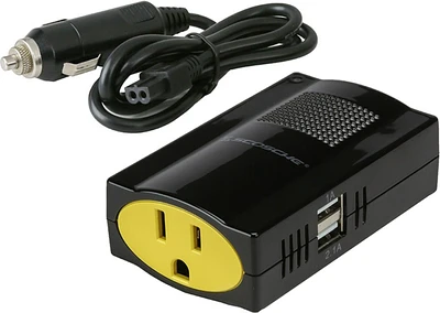 Scosche InVERT 150w Portable Power Inverter - Black & Yellow