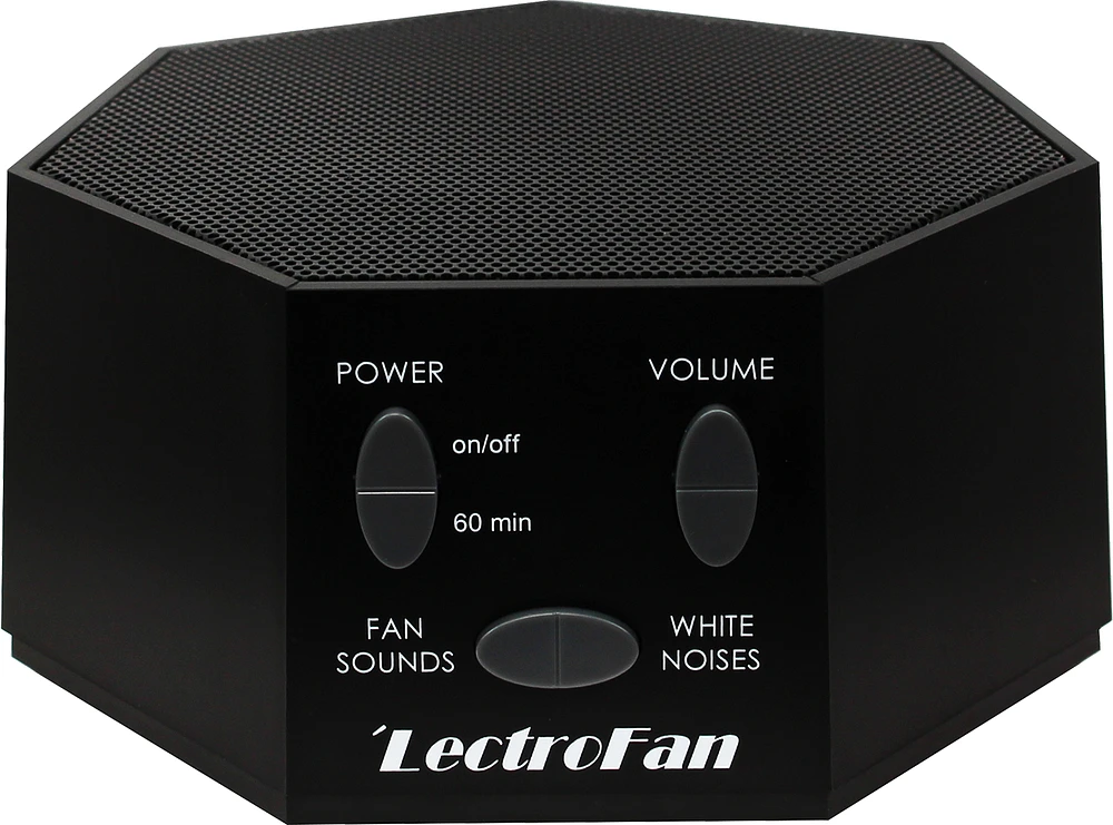 LectroFan White Noise and Fan Sound Machine - Black