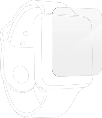 ZAGG protecteur d’écran InvisibleShield Ultra Clear Plus-Apple Watch des séries 2021 ( mm