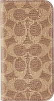 iPhone 16 Pro Coach Folio Signature C Case - Tan