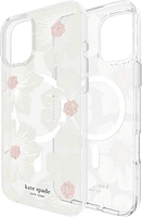 iPhone 16 Plus Kate Spade Protective Prints MagSafe Case - Hollyhock Floral