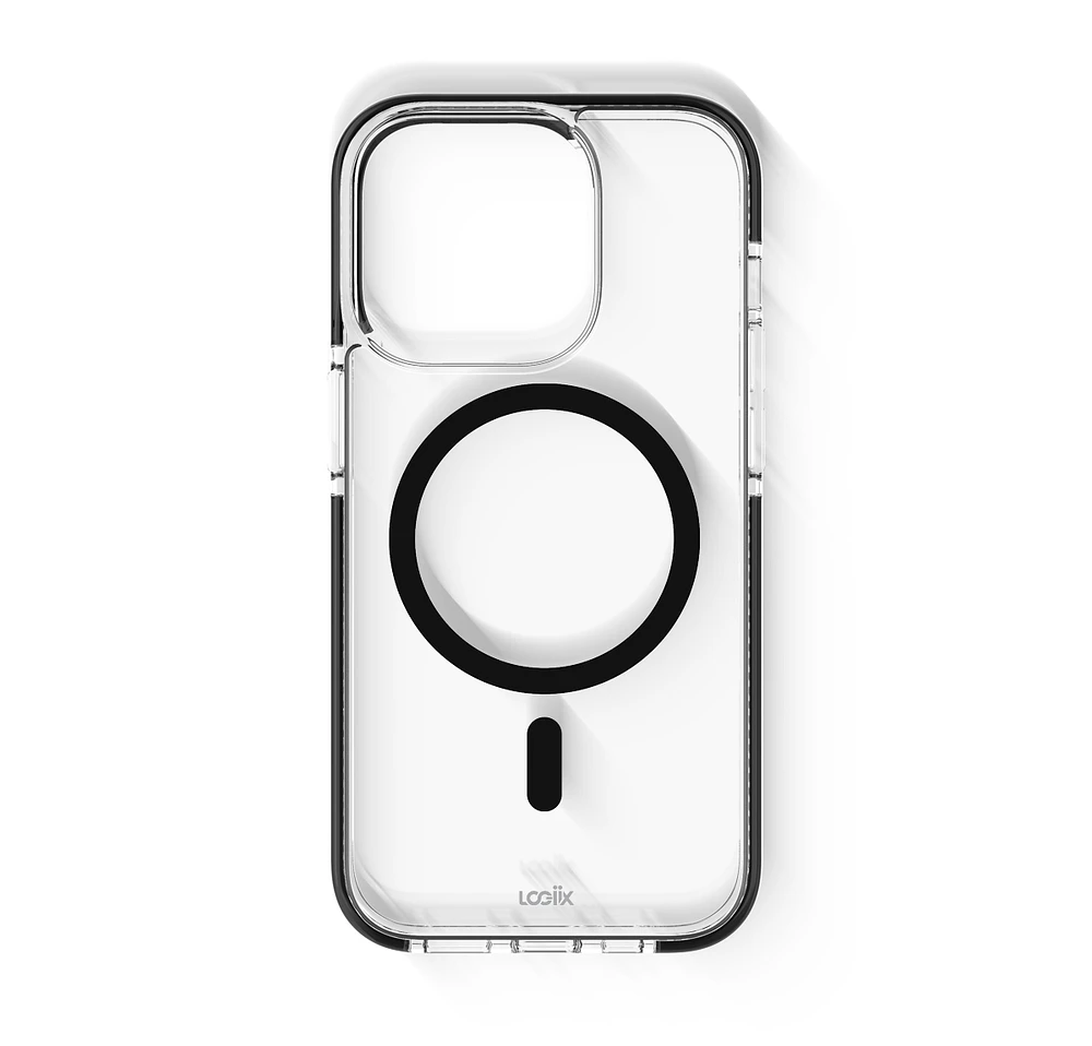 LOGiix - Air Guard Mag for iPhone 14 Pro - Clear/Black