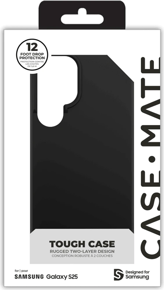 Samsung Galaxy S25 Case-Mate Tough Case - Black