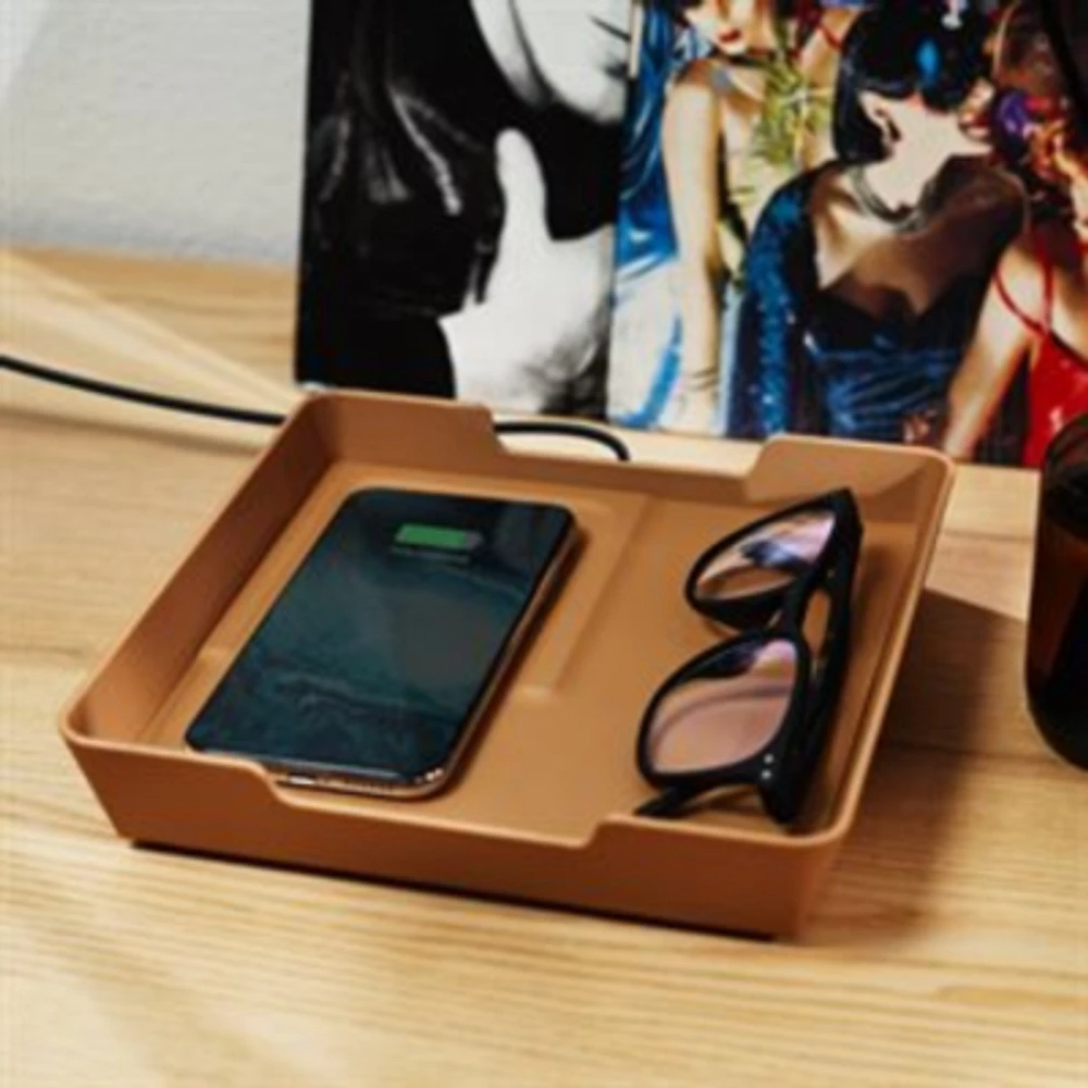 Einova - Wireless Valet Tray - Gold