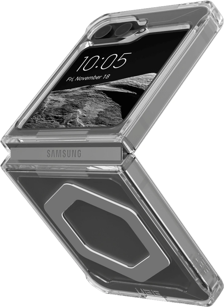 Samsung Galaxy Z Flip6 UAG Plyo Pro Case w/MagSafe - Ice/Silver