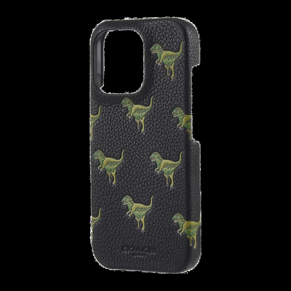 iPhone 16 Pro Coach Leather Slim Wrap Case - Repeat Rexy
