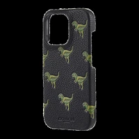 iPhone 16 Pro Coach Leather Slim Wrap Case - Repeat Rexy