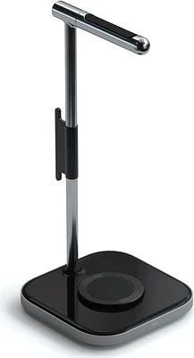 Satechi 2in1 Headphone Stand with Wireless Charger - Space Gray