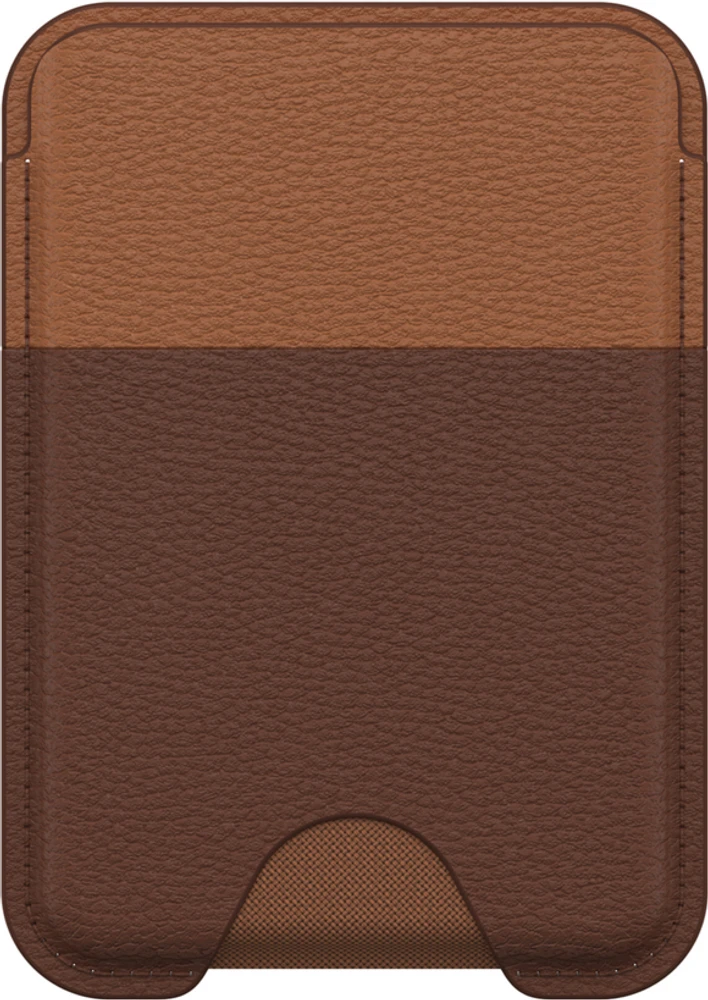 OtterBox - Symmetry Cactus Leather MagSafe Wallet - Rich Adobe