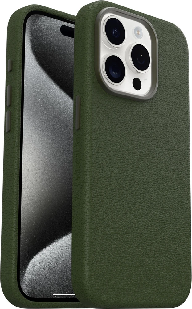 tui en cuir de cactus de Symmetry d'Otterbox avec MagSafe pour iPhone Pro