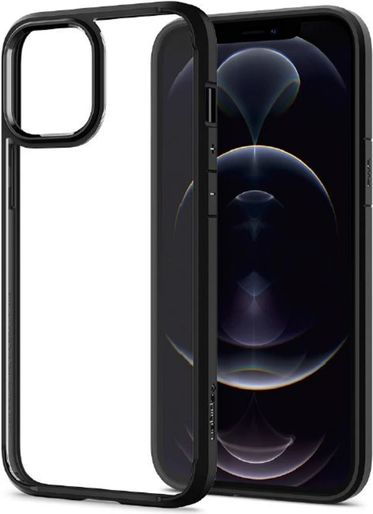 Spigen Crystal Hybrid Mag pour iPhone 13 Pro - Noir